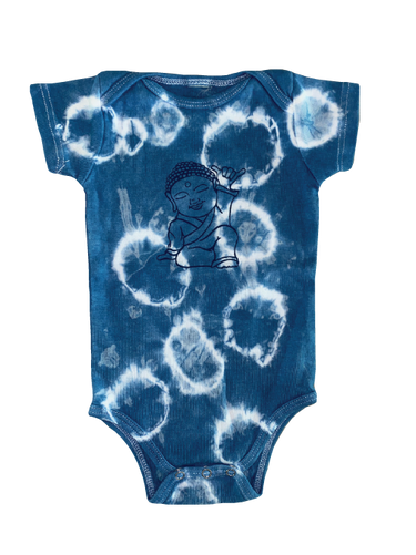 Shaka Buddha Organic Onesie Circles